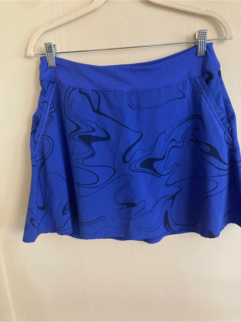 Under Armour Royal Blue Printed Athletic Skort
